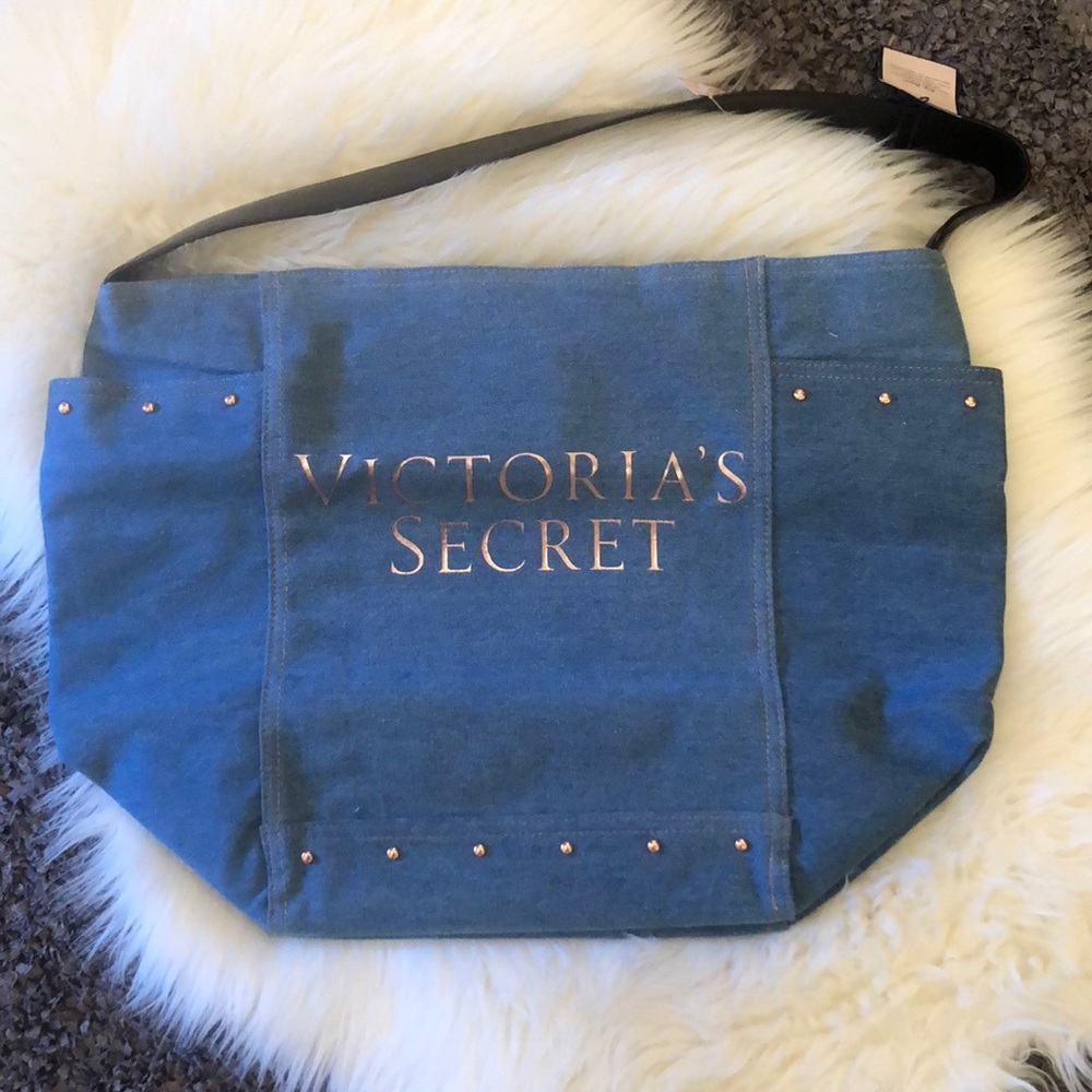 NWT Victoria Secret’s Denim purse